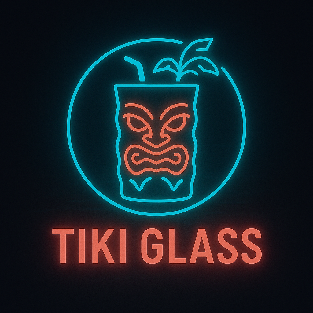 Tiki Glass badge